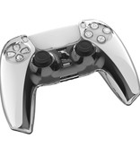 Geeek Crystal Case Hard Shell Cover voor PS5 DualSense Controller - Transparant