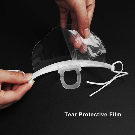 Anti-fog Splash guard - Hygiene mask - Mask - Non-medical - 8cm high