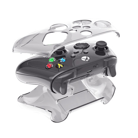 Geeek Crystal Case Hartschalenabdeckung für Xbox Series X / S Controller - Transparent