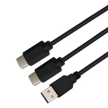 Geeek Duo Oplaadkabel Fast Charge Data Cable voor PS5 DualSense Controller - USB-C - 2m