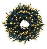 Weihnachtsbeleuchtung 200 LED-Leuchten - Warmweiß - Innen / Außen - IP44 - 23m