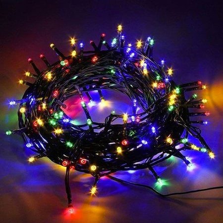 Weihnachtsbeleuchtung 200 LED-Leuchten - Kaltweiß - Innen / Außen - IP44 - 23m