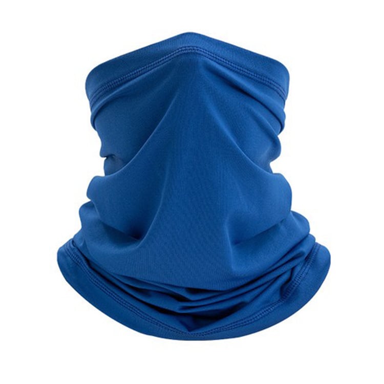 Mondbescherming Col Sjaal Bandana Hoofdband Spandex Fashion Sport UPF50 Royal Blauw