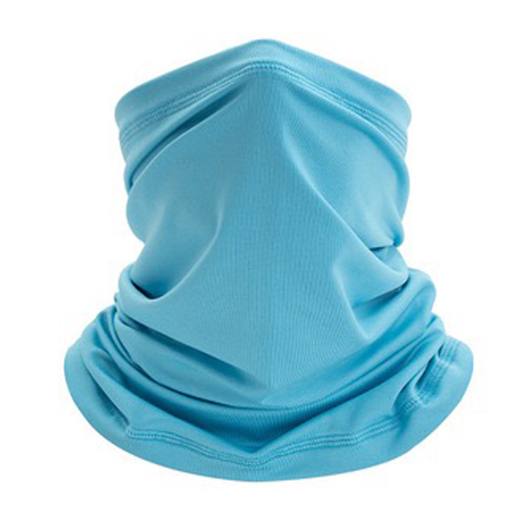 Mondbescherming Col Sjaal Bandana Hoofdband Spandex Fashion Sport UPF50 Sky blauw