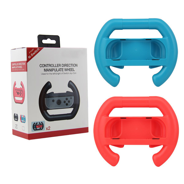 Nintendo Switch Casrnintendo Switch Game Accessories Kit - Joycon Grip &  Racing Wheel Set