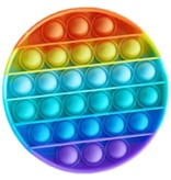 Pop it Fidget Toy Regenboog - Bekend van TikTok - Rondje- Rainbow