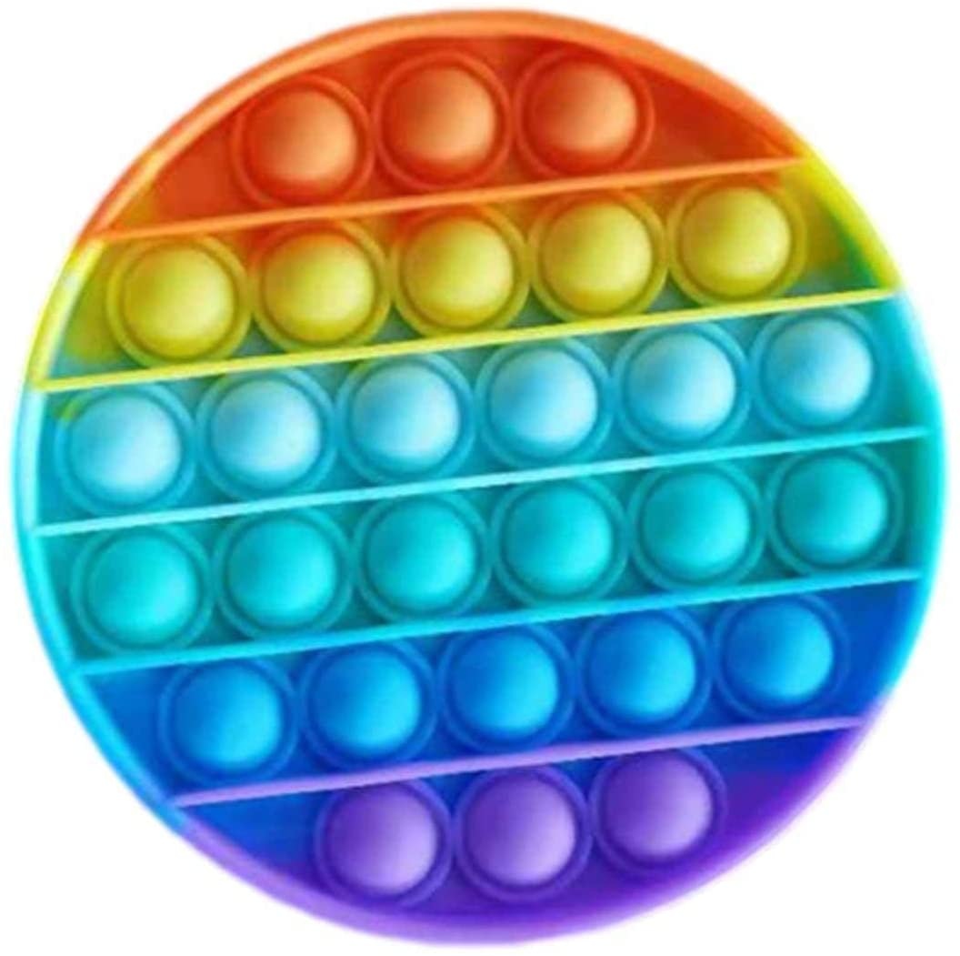 11 Motive Rainbow Push It Pop Fidget Pop Spielzeug Toy Anti Stress TikTok 