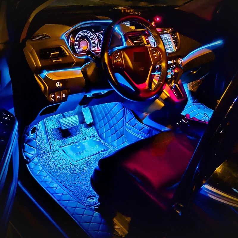 LED car interior lighting RGB + remote control 
