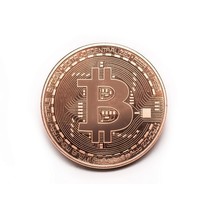 'Echte' Bitcoin Crypto Coin Coin - ø 40mm - im Kunststoffkoffer