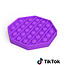 Pop it Fidget Toy- Known from TikTok - Hexagon - Purple