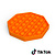 Pop it Fidget Toy- Known from TikTok - Hexagon - Orange