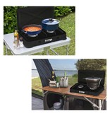 B-Camping Camping Gas Cooker Duo - Portable Gas Stove - 2-burner Stove - Outdoor Stove - Butane Gas