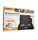 B-Camping Camping Gas Cooker Duo - Portable Gas Stove - 2-burner Stove - Outdoor Stove - Butane Gas