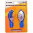 B-Camping 4-in-1 Collapsible Camping Cutlery - Fork / Spoon / Knife / Bottle Opener - Stainless Steel - Survival Cutlery