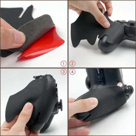 Geeek Anti-Rutsch-Anti-Schweiß-Komfort-Grip-Aufkleber PS4 Slim / Pro Controller