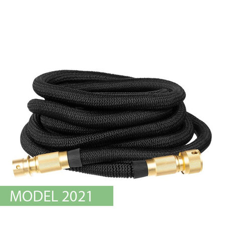 Geeek Extremely Strong Magic Hose Elastic Flexible Garden Hose 15m - Black