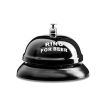 Ring for a Beer - Beer Bell - Table Bell - Bar Bell for Beer - Pub Bell