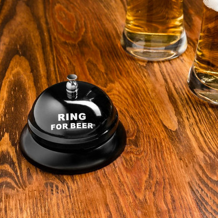 Gadget Master Ring for a Beer - Beer Bell - Table Bell - Bar Bell for Beer - Pub Bell