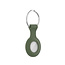 Icon Silicone Case with Keychain for Apple AirTag - Cover with Keychain Ring - Army Green