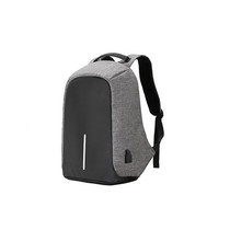 Design Anti-Diebstahl-Rucksack | USB- und Kopfhöreranschluss | Diebstahlsicherung | Diebstahlsicherer Rucksack | Grau schwarz