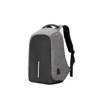 Design Anti-Theft Backpack | USB & Headphone connection | Anti Theft | Anti-theft Backpack | Grey-Black