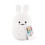 Rabbit bedside lamp night lamp with multicolored RGB LED lighting - Silicone