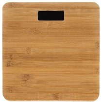 Bamboo Bathroom Scale - Digital Bathroom Scale - LED Display - Ultra Slim