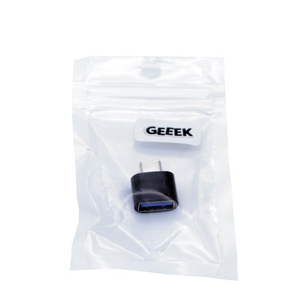 Geeek USB-C auf USB-A Adapter OTG Konverter USB 3.0 - USB-C auf USB-A Adapterstecker - Schwarz