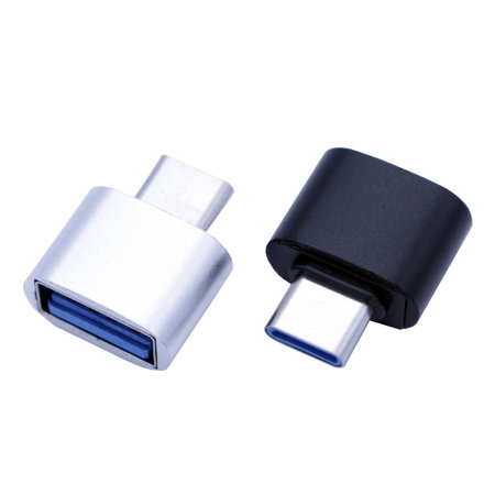 Geeek USB-C auf USB-A Adapter OTG Konverter USB 3.0 - USB-C auf USB-A Adapterstecker - Schwarz