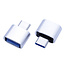 Geeek USB-C to USB-A Adapter OTG Converter USB 3.0 - USB-C to USB-A Adapter Plug - Silver