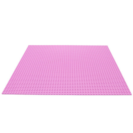 Geeek Set große Bauplatten passend für LEGO - 50 x 50 Nieten - 4 Teile - Grau, Grün, Rosa & Dunkelgrau - Für klassische Bausteine