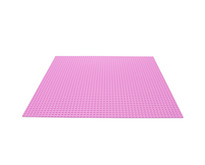 Grote Grondplaat Bouwplaat voor Lego Bouwstenen Licht Roze 50 x 50