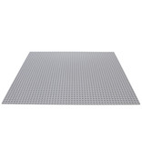 Geeek Große Grundplatte Bauplatte für Lego Grey 50 x 50