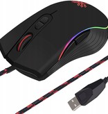 Gaming-Maus USB Kabelgebunden 1200-7200 DPI - Kabelgebundene Gaming-Maus - 7 Tasten