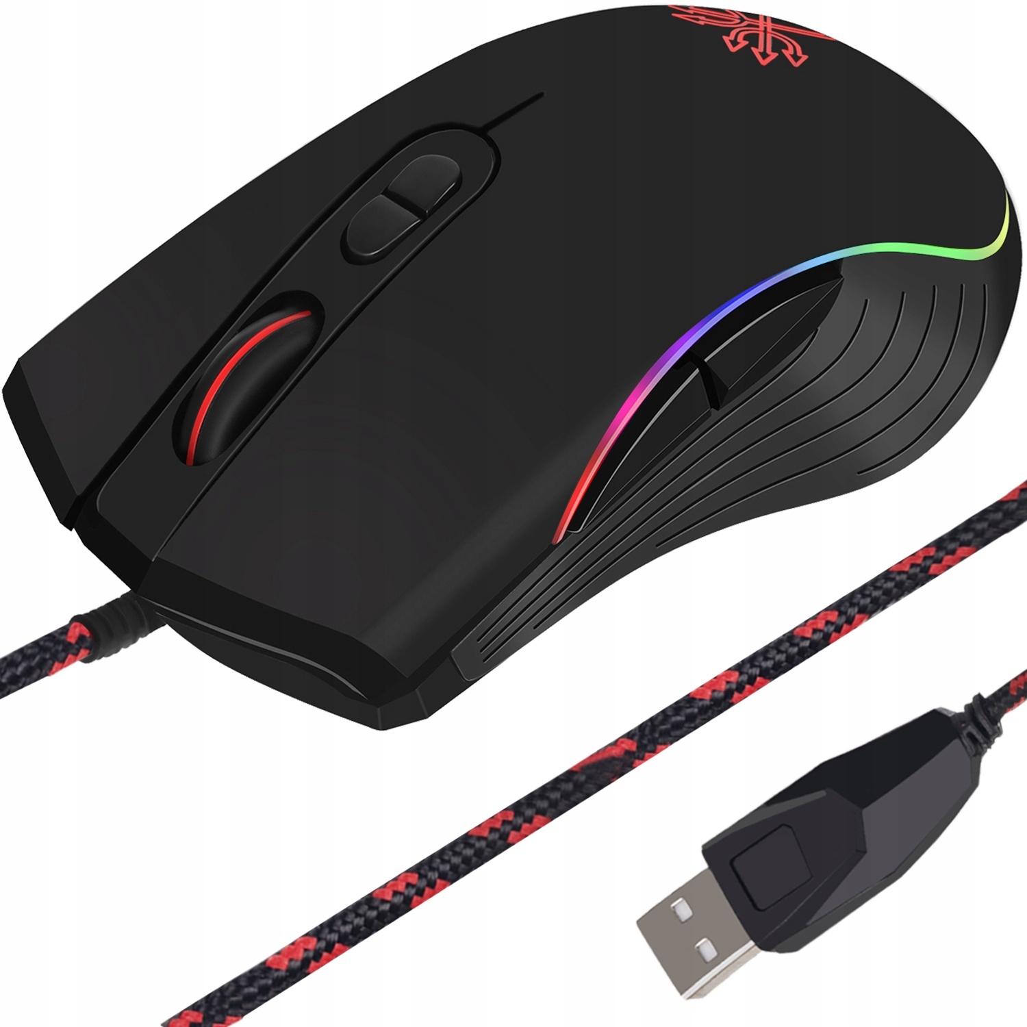 Gaming-Maus USB Kabelgebunden 1200-7200 DPI - Kabelgebundene Gaming-Maus -  7 Tasten