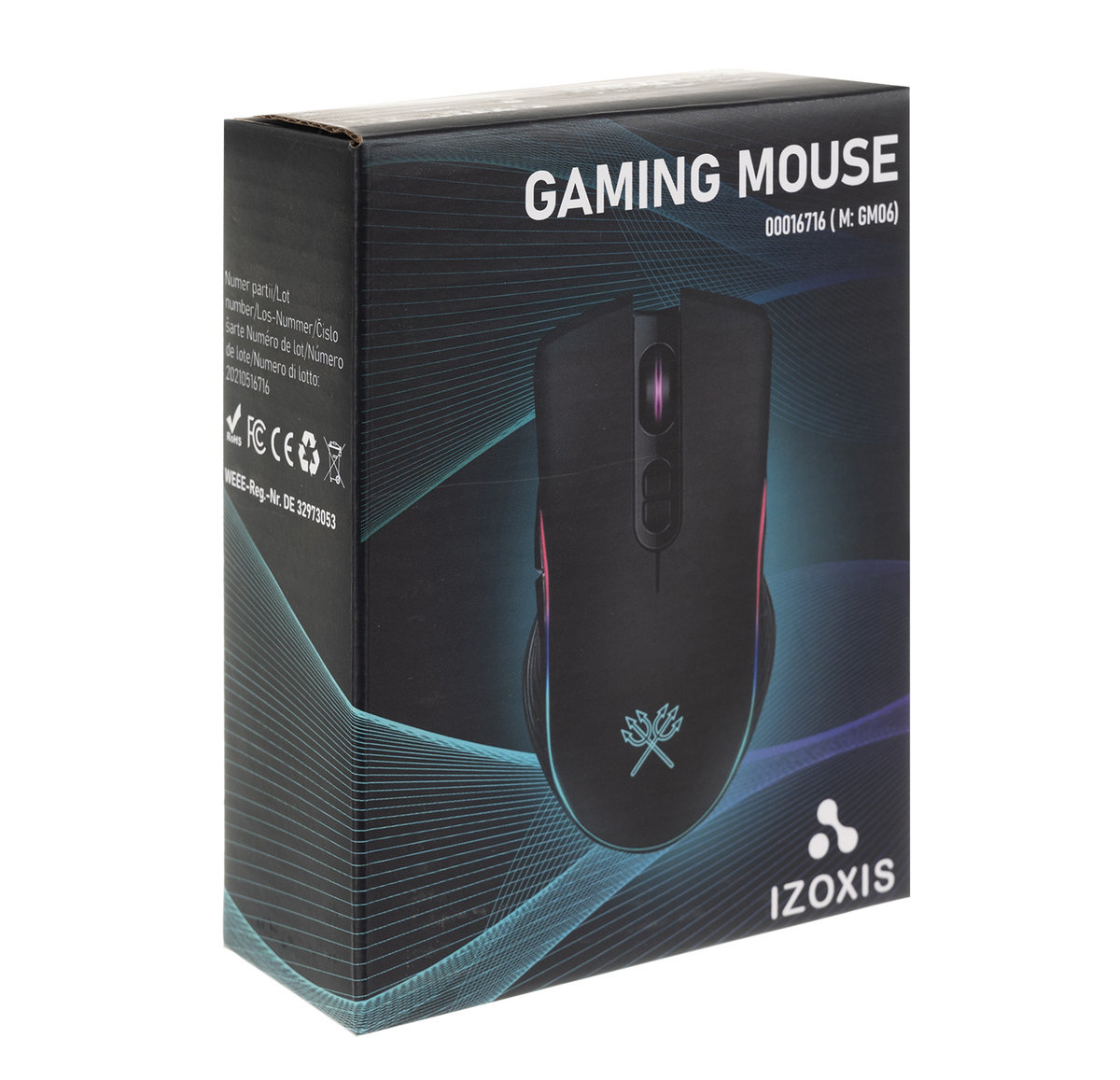 Freedo USB Wired Gaming Mouse, RGB LED Comfortable Grip Ergonomic