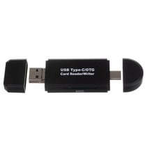 Card reader 5-in-1 - USB-C, Micro USB and USB-A - Memory card SD & MicroSD