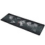 Gaming XXL Mouse Pad Mouse and Keyboard Desk Pad - World Map Gray