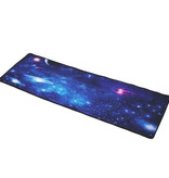 Gaming XXL Mouse Pad Mouse and Keyboard Desk Pad - Universe Blue