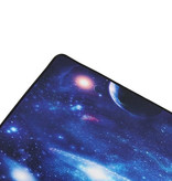 Gaming XXL Mouse Pad Mouse and Keyboard Desk Pad - Universe Blue