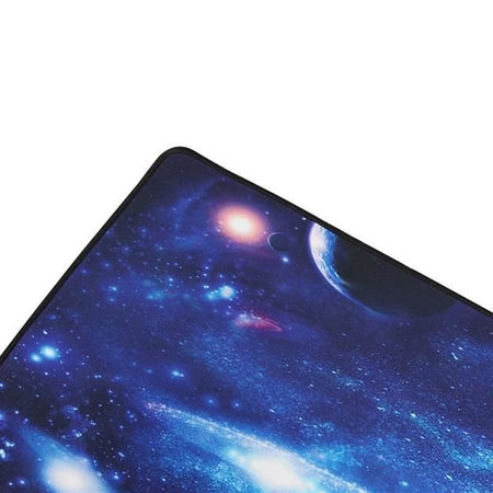 Gaming XXL Mouse Pad Mouse and Keyboard Desk Pad - Universe Blue