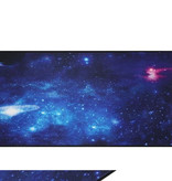 Gaming XXL Mouse Pad Mouse and Keyboard Desk Pad - Universe Blue