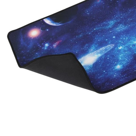 Gaming XXL Mouse Pad Mouse and Keyboard Desk Pad - Universe Blue