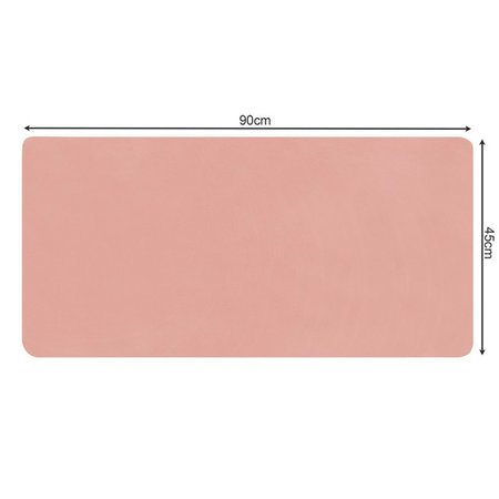 Design XL Mouse and Keyboard Desk Pad - Mouse Pad - Pink