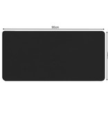 Design XL Mouse and Keyboard Desk Pad - Mouse Pad - Black