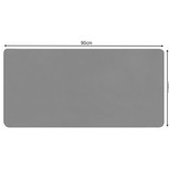 Design XL Mouse and Keyboard Desk Pad - Mouse Pad - Gray