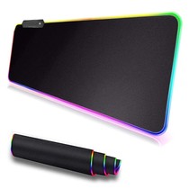 Gaming XXL Mouse Pad RGB LED - Mouse and Keyboard Desk Pad