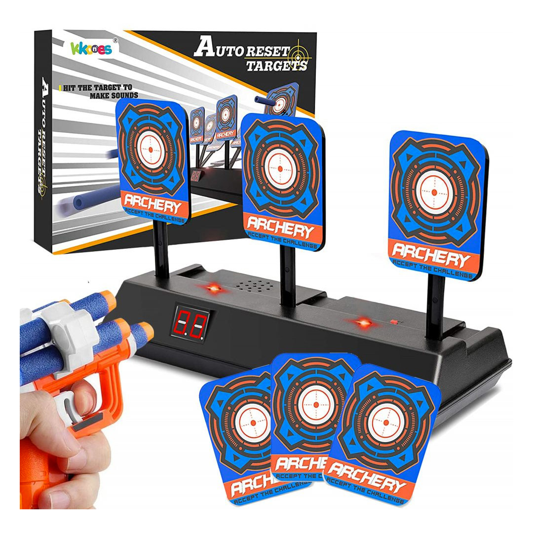 Schietschijf Target Schietspel- Speelgoed Geschikt voor NERF Gun- Met LCD Score teller