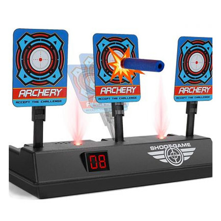 Target Target - Shooting Game - Toys - Suitable for NERF Gun - With LCD Score Counter