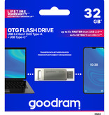 Goodram USB Stick Pen Drive 32GB USB 3.2 + USB-C ODA3